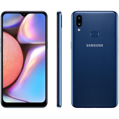 Smartphone Samsung Galaxy A10s 32GB Azul 4G - 2GB RAM 6,2” Câm. Dupla +  Selfie 8MP - Galaxy A10 - Magazine Luiza