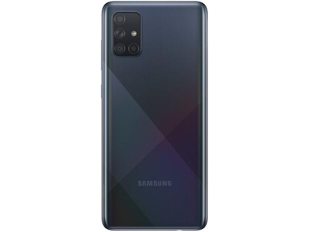 Smartphone Samsung Galaxy A71 128GB Preto 6GB RAM - Tela 6,7” Câm. Quádrupla Câm. + Selfie 32MP