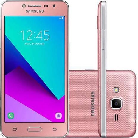 Smartphone Samsung Galaxy J2 Prime TV Dual Chip Tela 5" Quad-Core 16GB 4G Cãmera 8MP Rosa