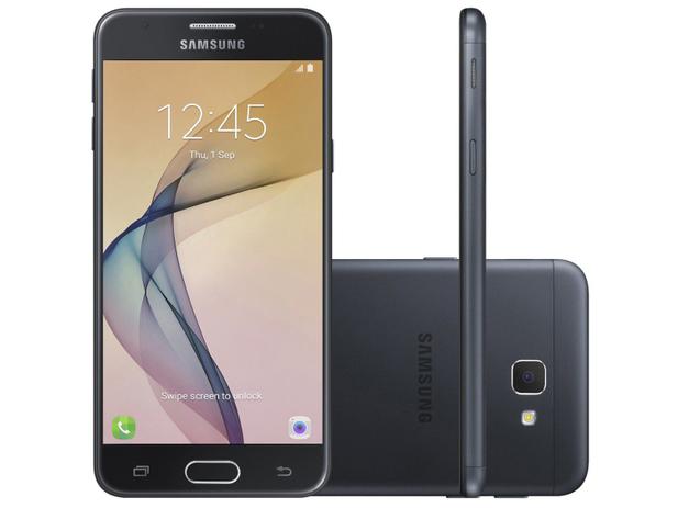 Smartphone Samsung Galaxy J5 Prime 32GB Preto 4G - 2GB RAM Tela 5” Câm. 13MP + Câm. Selfie 5MP