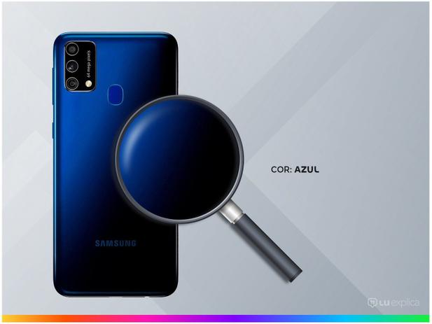 Smartphone Samsung Galaxy M21s 64GB Azul 4G - Octa-Core 4GB RAM 6,4” Câm. Tripla + Selfie 32MP