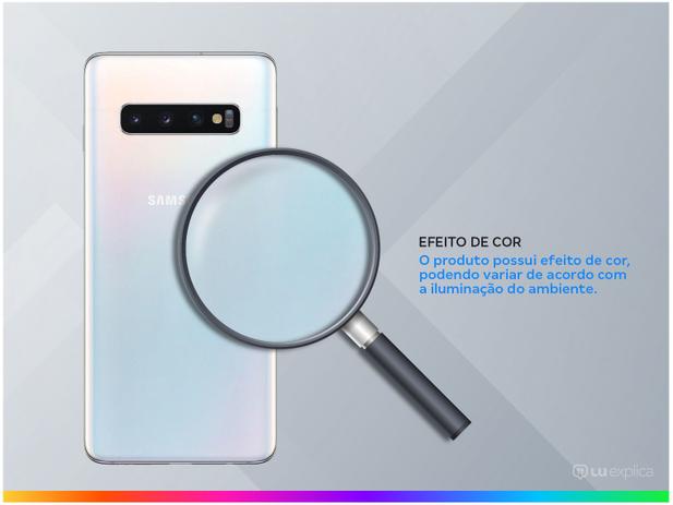 Smartphone Samsung Galaxy S10 128GB Branco 4G - 8GB RAM Tela 6,1” Câm. Tripla + Câm. Selfie 10MP