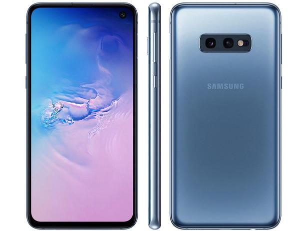 Smartphone Samsung Galaxy S10e 128GB Azul 4G - 6GB RAM 5,8” Câm. Dupla + Câm. Selfie 10MP Menor preço em Smartphone Samsung Galaxy S10e 128GB Azul 4G - 6GB RAM 5,8” Câm. Dupla + Câm. Selfie 10MP