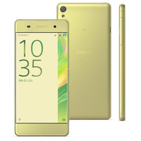 Smartphone Sony Xperia XA F3116 Ouro Verde com 16GB,Dual Chip, Câmera 13MP,4G,Android 6.0 e 2GB RAM Menor preço em Smartphone Sony Xperia XA F3116 Ouro Verde com 16GB,Dual Chip, Câmera 13MP,4G,Android 6.0 e 2GB RAM
