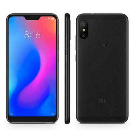 Smartphone Xiaomi Mi A2 Lite Global Preto 32GB 3GB RAM Menor preço em Smartphone Xiaomi Mi A2 Lite Global Preto 32GB 3GB RAM