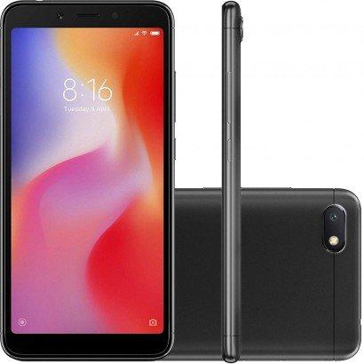 Smartphone Xiaomi REDMI 6A Dual Chip Android 8.1 Tela 5.45 Quad-Core 2 GHz 16GB 4G Camera 13MP Menor preço em Smartphone Xiaomi REDMI 6A Dual Chip Android 8.1 Tela 5.45 Quad-Core 2 GHz 16GB 4G Camera 13MP
