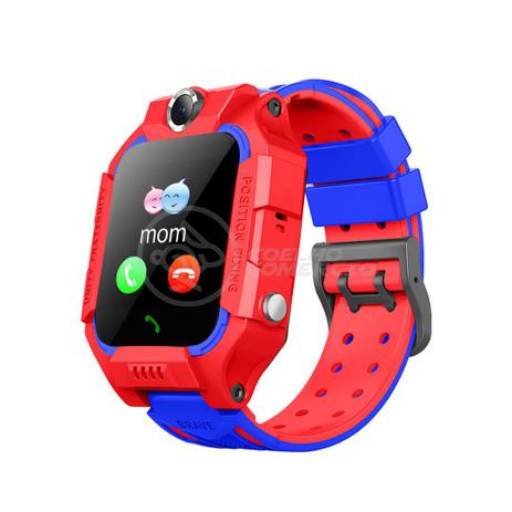 SmartWatch Relógio Inteligente Infantil Criança Q12 Localização Chamadas SOS Android iOS - Vermelho - Smart Bracelet Menor preço em SmartWatch Relógio Inteligente Infantil Criança Q12 Localização Chamadas SOS Android iOS - Vermelho - Smart Bracelet