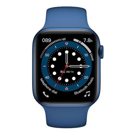 Smartwatch Relógio Inteligente Iwo13 Série 6 44mm AZUL Menor preço em Smartwatch Relógio Inteligente Iwo13 Série 6 44mm AZUL