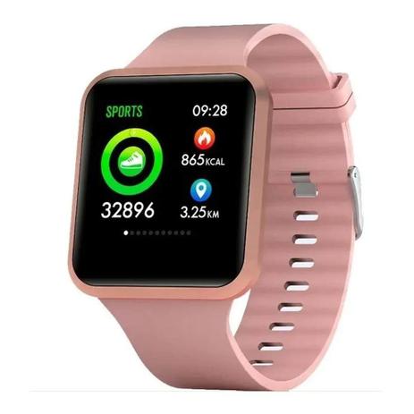 relógio smartwatch rose magazine luiza