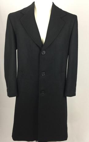 sobretudo masculino lã batida