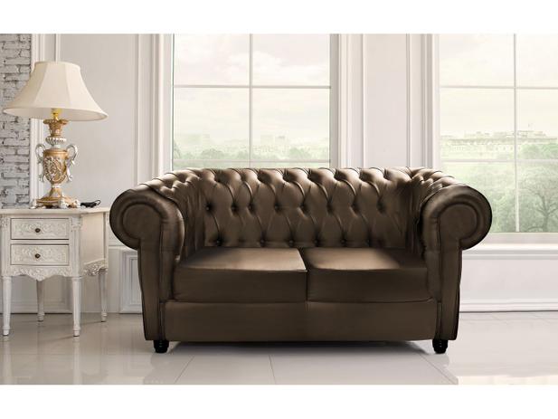 Sofá 2 Lugares Master New Chesterfield - Castor