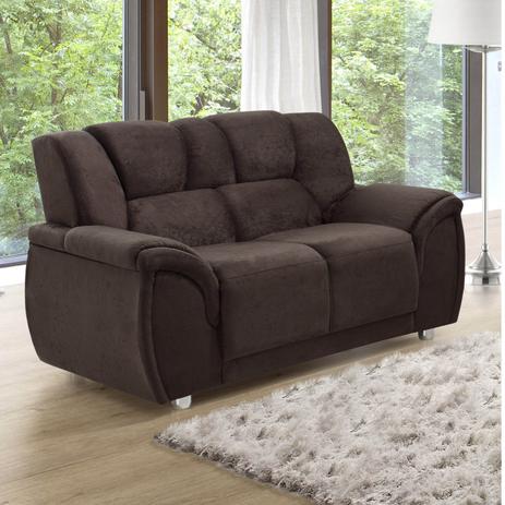 Sofá 2 Lugares Suede Amassado Cordoba Hellen Estofados Café é boa?