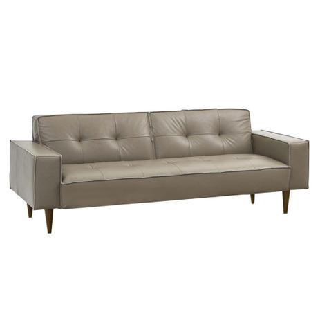Sofá 3 Lugares Madison 215cm Couro Avelã - Minuano Menor preço em Sofá 3 Lugares Madison 215cm Couro Avelã - Minuano
