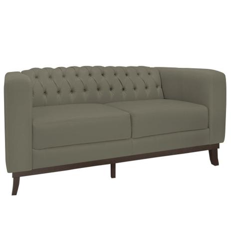 Sofá 3 Lugares Ravena 220cm Couro Fendi - Gran Belo Menor preço em Sofá 3 Lugares Ravena 220cm Couro Fendi - Gran Belo