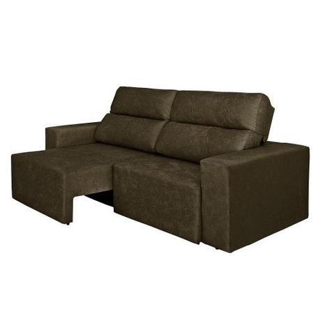 Sofá 4 Lugares Cavan Retrátil E Reclinável Suede Amassado - Rifletti Marrom - Rifletti estofados é ruim? Sofá 4 Lugares Cavan Retrátil E Reclinável Suede Amassado - Rifletti Marrom - Rifletti estofados é boa?