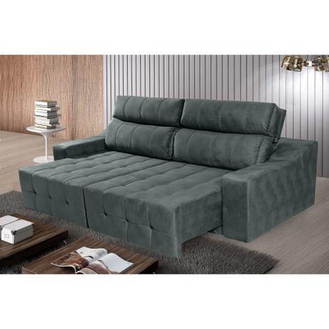 Sofá 5 Lugares Connect Retrátil e Reclinável 2,90m Pena Grafite - Rifletti Estofados Menor preço em Sofá 5 Lugares Connect Retrátil e Reclinável 2,90m Pena Grafite - Rifletti Estofados