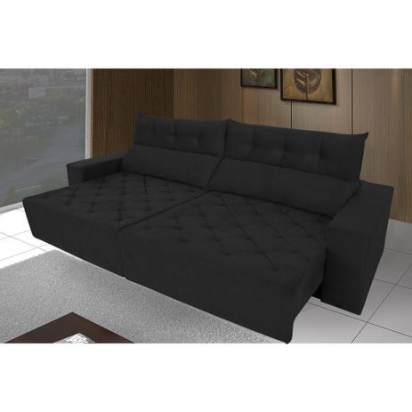 Sofá 5 Lugares Gigante Supremo 2.9m Retrátil e Reclinável Pena Preto - Rifletti Estofados Menor preço em Sofá 5 Lugares Gigante Supremo 2.9m Retrátil e Reclinável Pena Preto - Rifletti Estofados