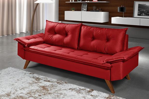 Sofa Bariloche 3 Lugares Pés Em Madeira Essencial Estofados é boa?