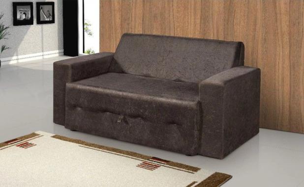 Sofá Cama 2 Lugares marrom - Bello Box é boa?