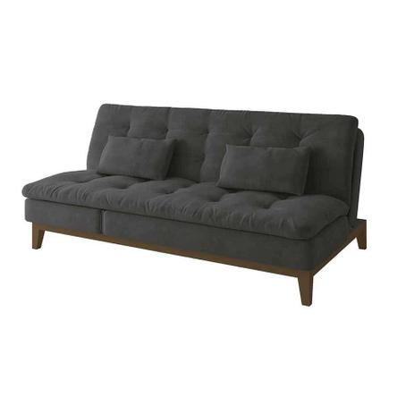 Sofá-Cama 3 Lugares Casal Amanda com Pés de Madeira Suede Cinza - Mobly é ruim? Sofá-Cama 3 Lugares Casal Amanda com Pés de Madeira Suede Cinza - Mobly é boa?