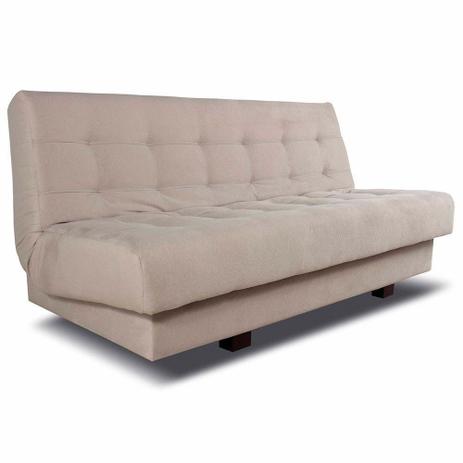 Menor preço em Sofá Cama Asti Encosto Reclinável Pés MDF Veludo Cáqui - Arteclasse