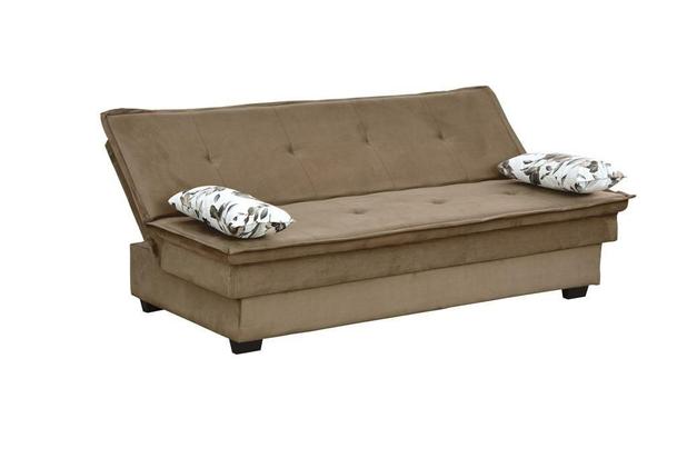 Sofá Cama Casal Kate - Marrom / floral - Matrix é boa?