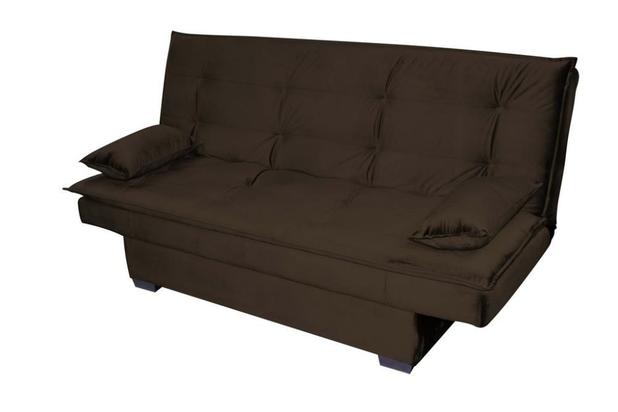 Sofá Cama Casal Reclinável Esmeralda - Veludo Marrom escuro - Matrix é ruim? Sofá Cama Casal Reclinável Esmeralda - Veludo Marrom escuro - Matrix é boa?