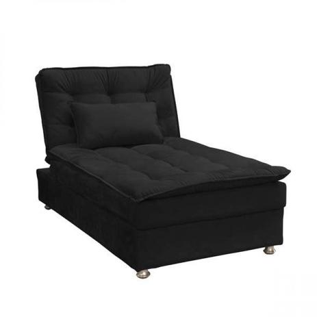 Sofá Cama Chaise 1 Lugar Penélope Matrix Preto é boa?