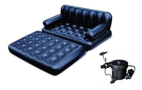 Sofá Cama Colchão Inflável Casal Bestway com Bomba de Inflar 220v 75056 é ruim? Sofá Cama Colchão Inflável Casal Bestway com Bomba de Inflar 220v 75056 é boa?