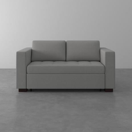 Sofá-Cama de 2 Lugares Skokie Cinza 158cm - Etna Menor preço em Sofá-Cama de 2 Lugares Skokie Cinza 158cm - Etna