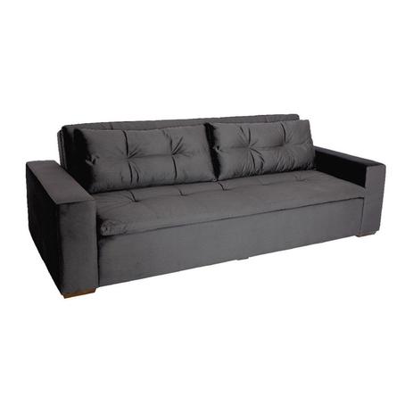Sofá Cama Habile 3 Lugares C/ Pillow Top - Anjos estofados Menor preço em Sofá Cama Habile 3 Lugares C/ Pillow Top - Anjos estofados