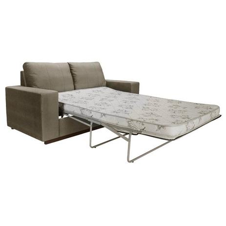 Sofá-Cama Herval Piece MH 4071, 2 lugares, Cinza Animale Menor preço em Sofá-Cama Herval Piece MH 4071, 2 lugares, Cinza Animale