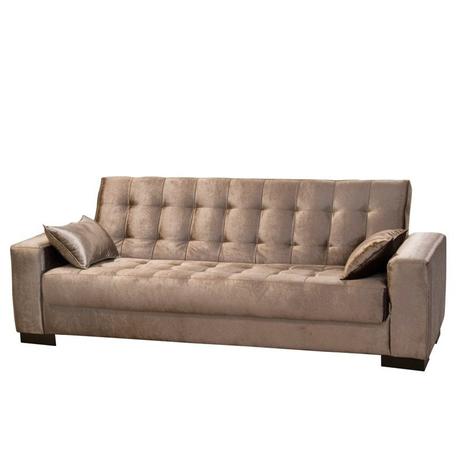 Sofá Cama para Sala de Estar Lisboa Coconute Dourado - Ibiza é ruim? Sofá Cama para Sala de Estar Lisboa Coconute Dourado - Ibiza é boa?