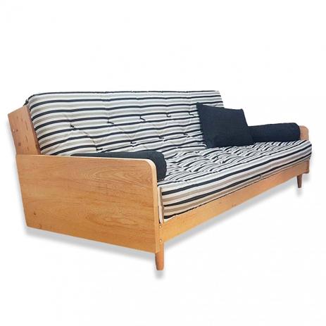 Sofá Cama Paris Acquablock  em Madeira Nobre de Angelim - R9 design futon é boa?