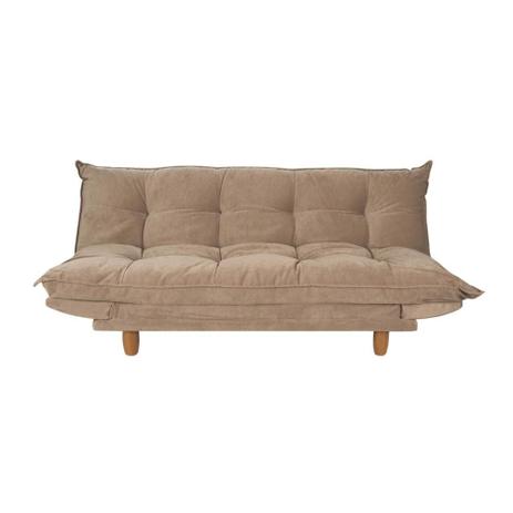 Sofá Cama Pillow 3 Lugares 87x191x129cm Caramelo Just Home Collection Menor preço em Sofá Cama Pillow 3 Lugares 87x191x129cm Caramelo Just Home Collection