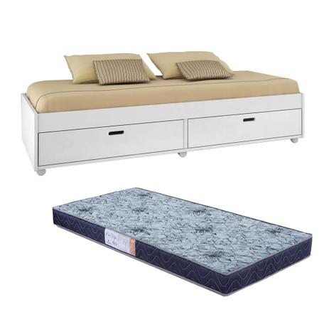 Sofá Cama Puff com Colchão Pro Life D23 - 78x188x12 - Conquista Menor preço em Sofá Cama Puff com Colchão Pro Life D23 - 78x188x12 - Conquista