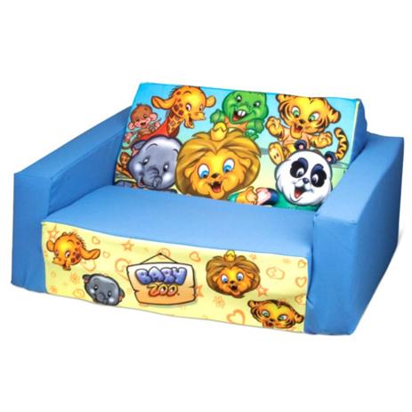 Sofá-cama zoo azul cortex 8013 Menor preço em Sofá-cama zoo azul cortex 8013