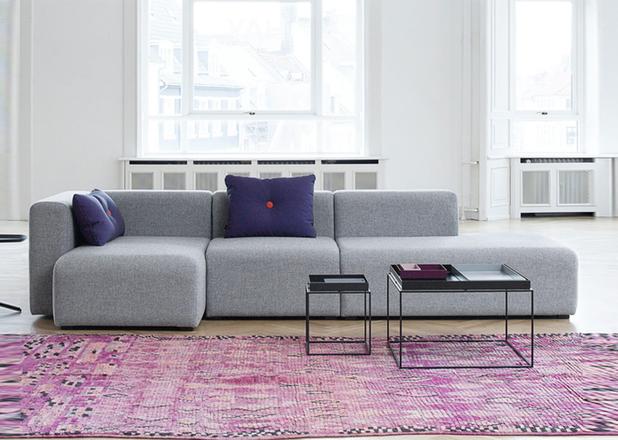 Menor preço em Sofá de 4 Lugares Revestimento Sarja Cinza - DES001 - Sofá direto da fábrica