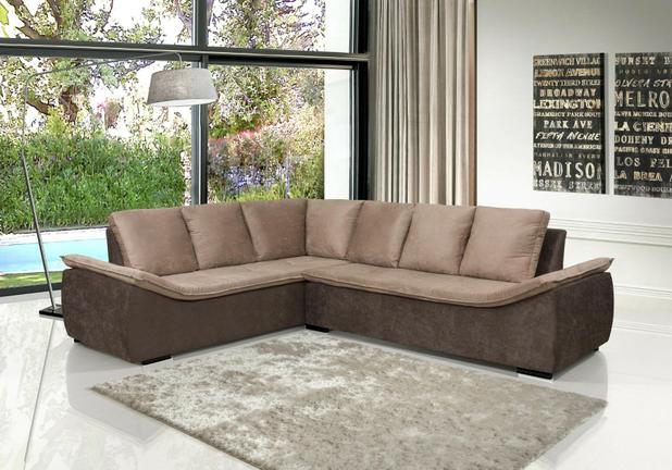 Sofá de Canto Alphaville 6 Lugares Tecido Veludo Elefante Castor/café - Hellen - Hellen colchões e estofados é boa?