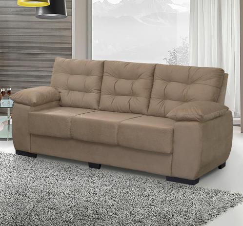 Sofá Luxemburgo 3 Lugares Tecido Suede Castor - Moveis Marfim - Moveis marfim r.e é ruim? Sofá Luxemburgo 3 Lugares Tecido Suede Castor - Moveis Marfim - Moveis marfim r.e é boa?