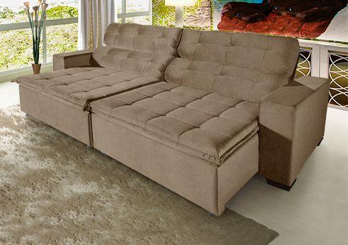 Sofá Magno 2,90 mts Pluma Castor - Sofá Casa é boa?