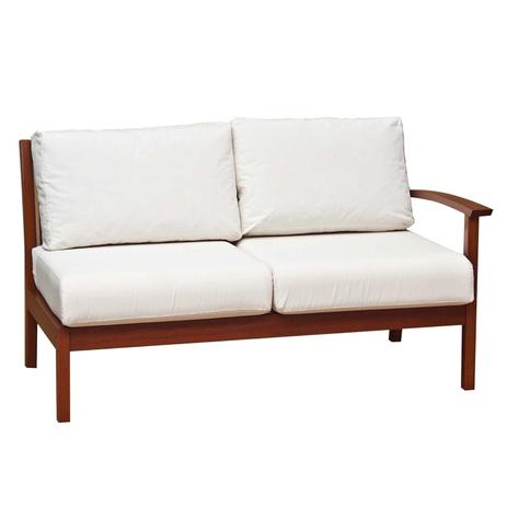 Menor preço em Sofá Modular Braço Direito 2 Lugares Fitt Eco Blindage Tramontina Branco