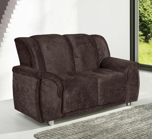 Sofá Quality 2 Lugares Tecido Suede Amassado Marrom Café - Hellen - Hellen colchões e estofados Menor preço em Sofá Quality 2 Lugares Tecido Suede Amassado Marrom Café - Hellen - Hellen colchões e estofados