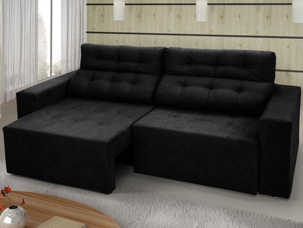 Sofá Retrátil e Reclinável 4 Lugares - Suede Amassado Vitale Ambiente Móveis é boa?