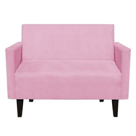 Sofá Retrô Namoradeira Compacta Jade 2 Lugares Suede Rosa Bebê - D'Rossi é ruim? Sofá Retrô Namoradeira Compacta Jade 2 Lugares Suede Rosa Bebê - D'Rossi é boa?