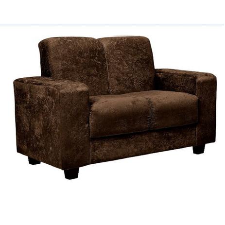 Sofá Roma 2 lugares em Tecido Sued Animalle - Marron - Carbon é boa?