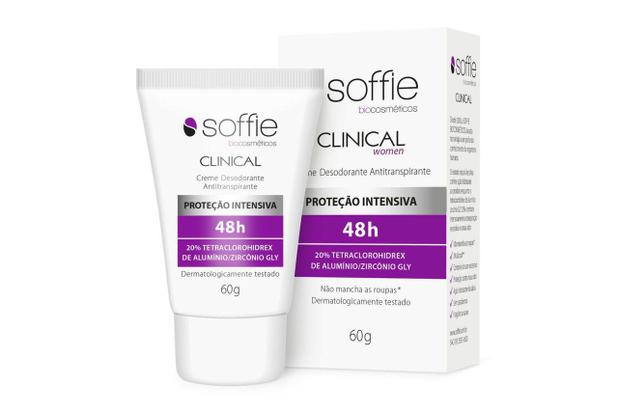 Soffie Creme Desodorante Antitranspirante Women 48H 60g Menor preço em Soffie Creme Desodorante Antitranspirante Women 48H 60g