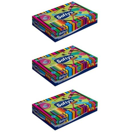 Softys 5412 Lenços De Papel Kids C/50 (Kit C/03) Menor preço em Softys 5412 Lenços De Papel Kids C/50 (Kit C/03)
