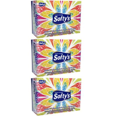 Softys Lenço De Papel C/100 (Kit C/03) Menor preço em Softys Lenço De Papel C/100 (Kit C/03)