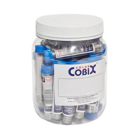 Solda cobix azul 60x40 (snxpb) 1.0mm pote c/ 36 tubos Menor preço em Solda cobix azul 60x40 (snxpb) 1.0mm pote c/ 36 tubos